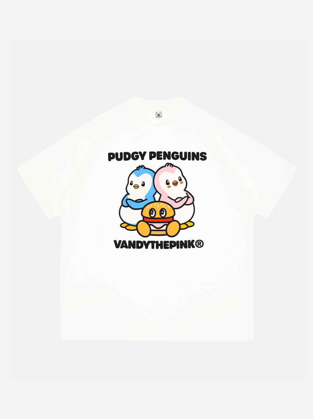 VANDYTHEPINK® x PUDGY PENGUINS Burger Tee